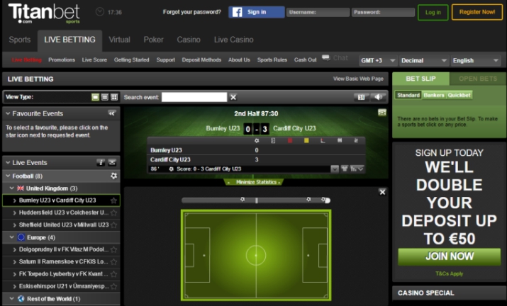 БК Титанбет лайв