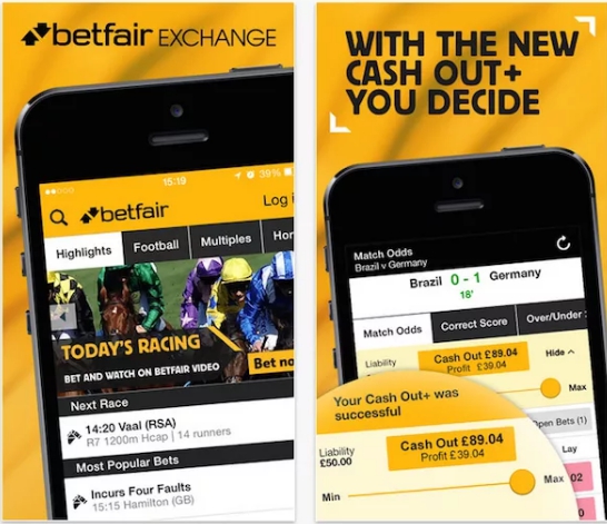 betfair мобильная версия