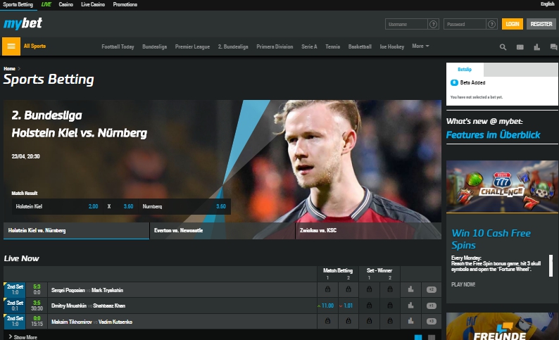 новый вид mybet