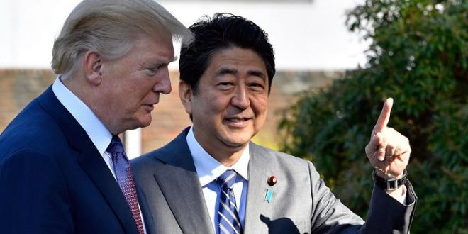 Трамп и Абэ
