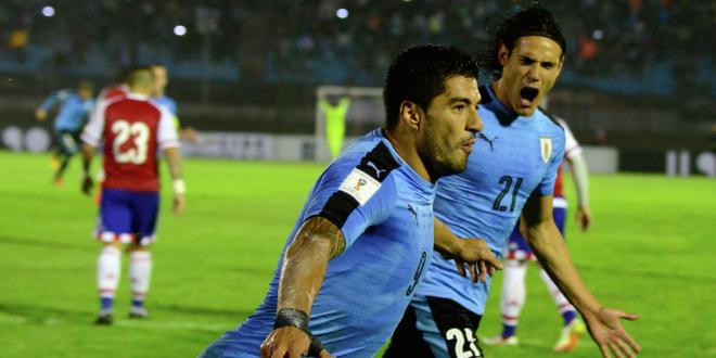 Луис Суарес и Эдинсон Кавани