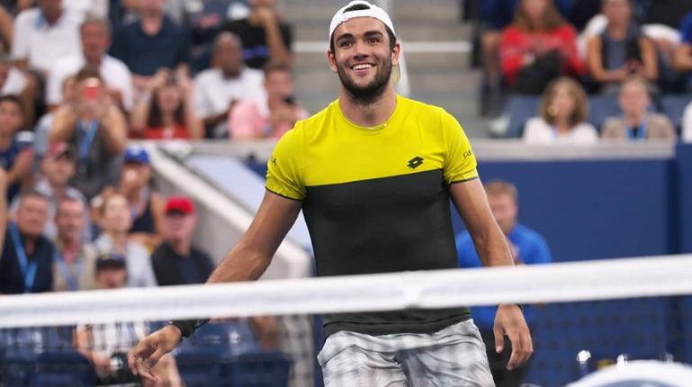 Обзор теннисной игры Андрей Рублёв — Маттео Берреттини 02.09.2019