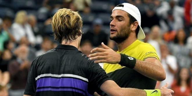 Обзор теннисного поединка Рублёв — Берреттини 02.09.2019