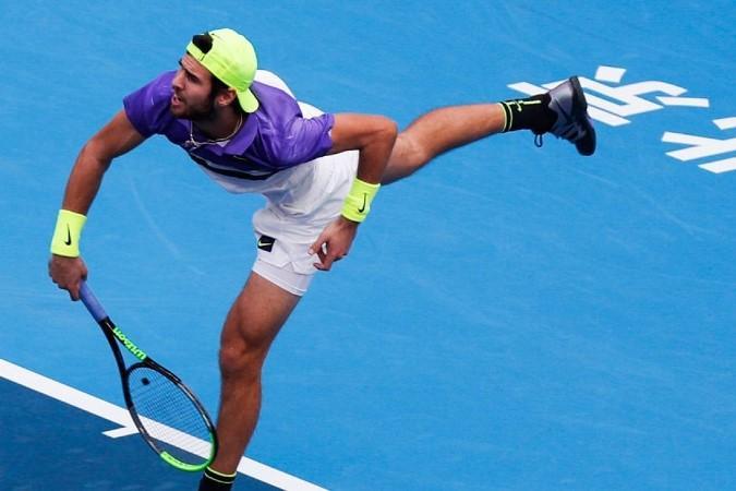 Фабио Фоньини 04 октября 2019 против Карена Хачанова