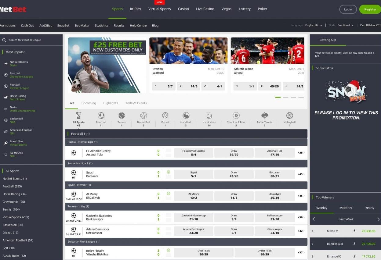 Сайт букмекера