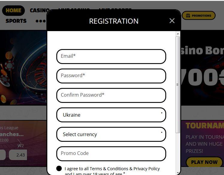 бетчейзер регистрация