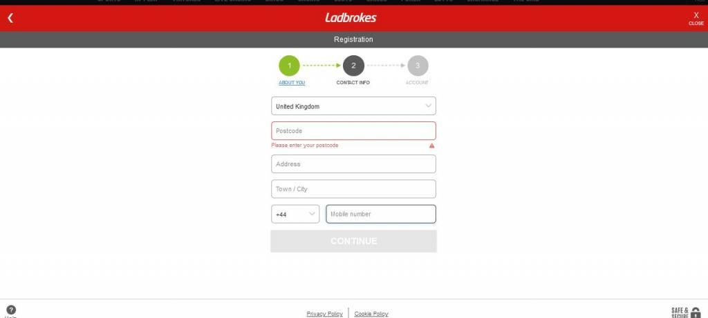 лэдброукс регистрация