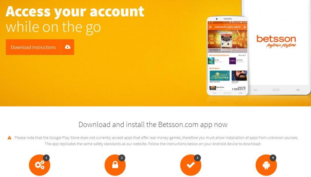 Скачать приложение БетсСон на Android