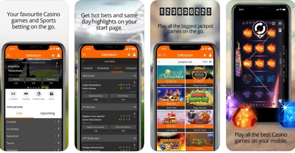 Скачать приложение Betsson на iPhone