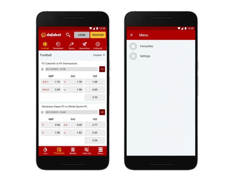 приложение ДафаБет